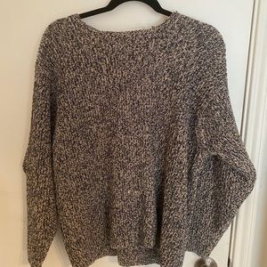 large j crew sweater knitted